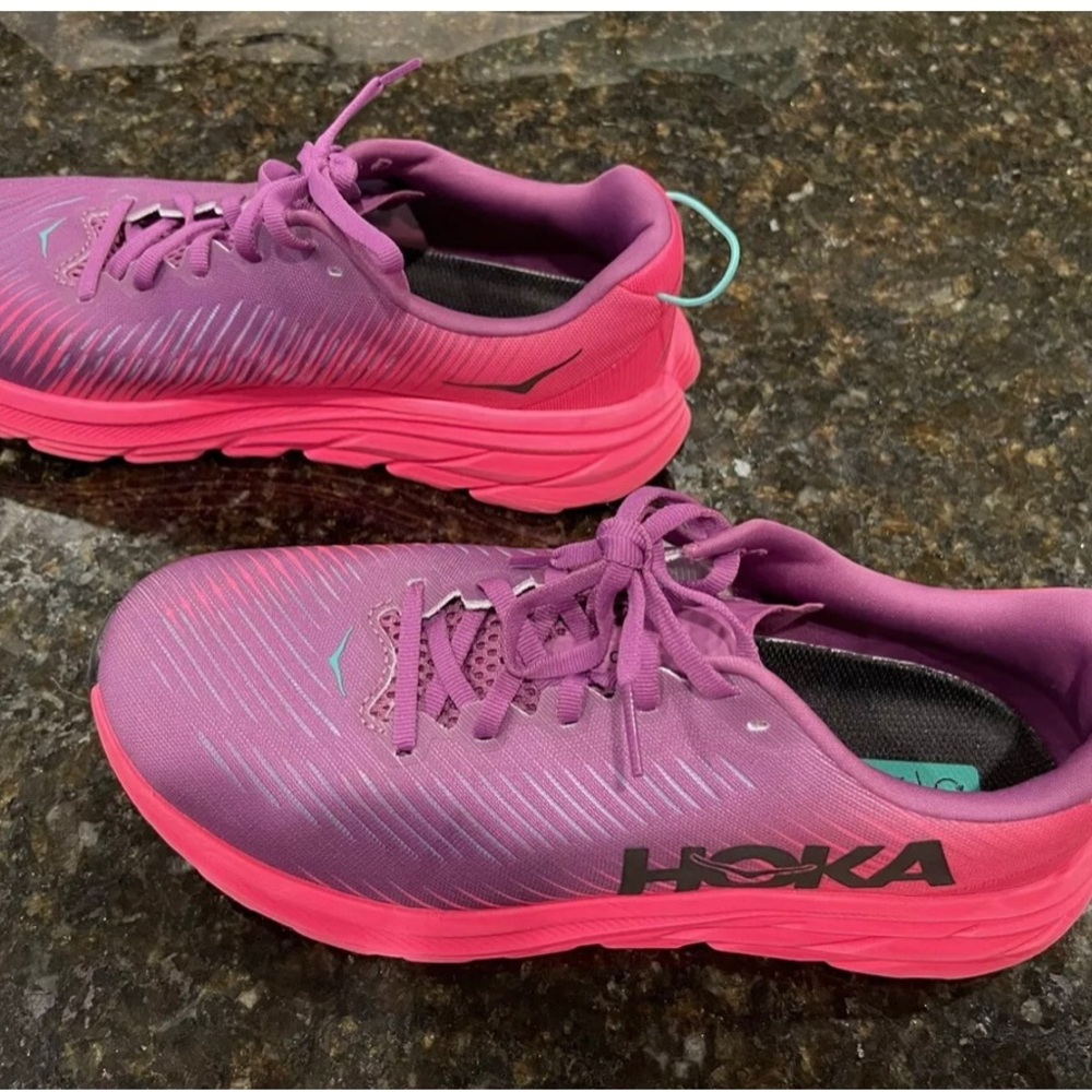 Hoka One Rincon 3 Women’s Size 8.5 Beautyberry/Knockout Pink